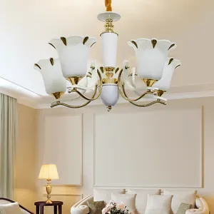 Cheap Price Indoor Kitchen Hotel Home French Ceiling Hanging Modern LED Chandelier Pendant Light