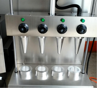 Cône de crème glacée de fabricant de cône de pizza douce de laiterie faisant la machine