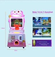Petite machine de jeu d'arcade pour enfants à monnayeur en acier inoxydable, personnalisable, 110/220V, pour jeux d'enfants en anglais