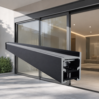 Operador de Puerta Automática de Levitación Magnética de 100 KG, Abrepuertas Correderas Silenciosas para Entradas Comerciales de Vidrio