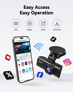 Cámara para Auto Redtiger Dealer F7NP de Doble Lente Delantera y Trasera 4k, Cámara Dual para Auto 4k con GPS Sin Tarjeta para Vehículo - Product Image 2