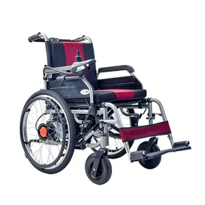 Fournisseurs chinois fauteuil roulant électrique avec frein électronique capacité de charge 100Kg batterie plomb-acide (24v/12ah)