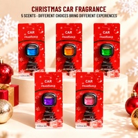 Diffuseur de parfum pour voiture à clipser sur grille d'aération, style Noël, désodorisant pour l'intérieur du véhicule