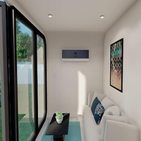Offre Spéciale 20 pieds 40 pieds bureau pod luxe petites maisons extensible cabine apple Container House