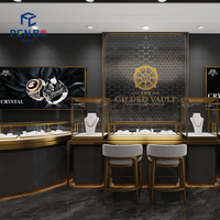 Vitrine de Luxe pour Montres et Bijoux, Présentoir de Comptoir, Vitrine de Magasin, Étagère de Présentation pour Boutique, Vitrine en Verre
