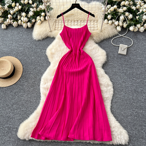 Abiti da Donna <span class=keywords><strong>Eleganti</strong></span> e Modesti, Vestito Aderente Senza Spalline <span class=keywords><strong>in</strong></span> <span class=keywords><strong>Maglia</strong></span> a Costine, Mini Abito Elegante Bodycon per Signore - Product Image 4