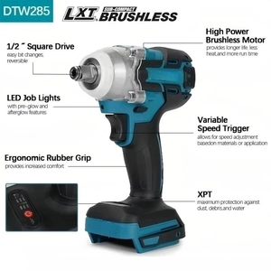 Llave <span class=keywords><strong>de</strong></span> <span class=keywords><strong>Impacto</strong></span> Eléctrica <span class=keywords><strong>de</strong></span> 1/2 Pulgada <span class=keywords><strong>de</strong></span> Grado Industrial con Motor sin Escobillas <span class=keywords><strong>de</strong></span> Alto Torque y Baterí<span class=keywords><strong>a</strong></span>, con 550N <span class=keywords><strong>de</strong></span> Torque Máximo - Product Image 6