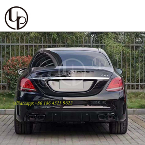 MB classe <span class=keywords><strong>C</strong></span> W205 C63 kit de carrosserie pour w205 sport style 2015-2018y mise à niveau à 2019y un diffuseur de conception - Product Image 5
