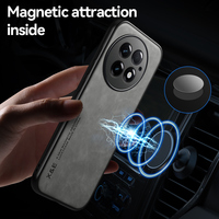 Étui magnétique effet peau tendance pour OnePlus 15 - Protection antichoc en TPU anti-traces de doigts avec texture mate en peau de mouton