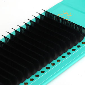SP Wholesale Individual De <span class=keywords><strong>Cils</strong></span> Cashmere Velvet Matte Black Custom Lash Trays Supplies Handmade Volume Eyelash Extension - Product Image 3