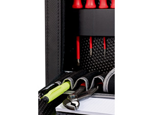 Sac à outils d'électricien de qualité supérieure, robuste, prix compétitif, organiseur à compartiments, sac à outils de travail - Product Image 4