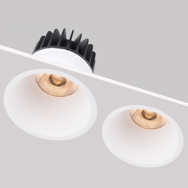 Hot sale led downlight dia 82mm deep recessed anti glare IP54 fitting 10W led cob downlight