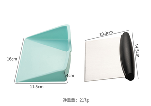 Couteau à pâte en acier inoxydable personnalisé avec poignée ergonomique, outil de pâtisserie en stock - Product Image 2