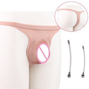 Prótesis Genital Femenina de Silicona FAAK para Cross-Dressing con Diseño de Tubo de Orinación, Diseñada para Personas Transgénero - Product Image 1