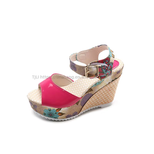 Women Summer New Style Platform <b>Sandals</b> Thick Sole Color Block Peep Toe Bohemian Roman <b>Sandals</b> - Product Image 6