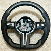 Volant de voiture en cuir et fibre de carbone MP-Sport pour modèles BMW F32 F30 F10 F20 F21 F22 F15 F16 F45 F33 E70 E90 E81 E82 X1 X2 X3