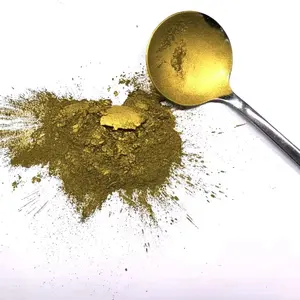 Polvo metálico de cobre y bronce ultra dorado en resina epoxi para colorear pintura acrílica mesas de Río