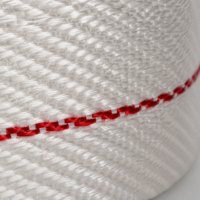 Tuyau d'incendie blanc certifié FM CE CPR avec bande rouge, haute pression, tissé, pour l'infrastructure saoudienne