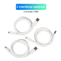 Kabel Data USB 3.0 Fleksibel SR Enhanced Protection 120W 6A Pengisian Cepat 1M USB ke Tipe-C untuk iPhone 6/13/14/15 & Komputer