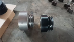 Moteur à essence bicylindre à trois fentes avec embrayage et boîte de vitesses, diamètres de trou 25mm, 25.4mm, 28.575mm, pour le lissage des surfaces en béton - Product Image 4