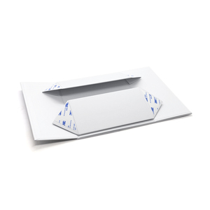 Boîte pliante magnétique blanche personnalisable avec logo, taille et couleur, emballage rigide en papier avec ruban adhésif <span class=keywords><strong>3M</strong></span> pour cadeaux et cosmétiques - Product Image 5
