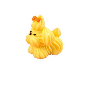 CHENXI Adornos de Resina para Escritorio con Diseño de Cachorro de Dibujos Animados, Accesorios de Joyería DIY, Adornos de Animales, Pasteles y Comida, Pegamento de Crema, Imán para Refrigerador - Product Image 1