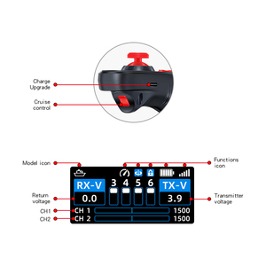 Sistema de Radiocontrol HOTRC DS650 de 6 Canales y 2.4GHz con Receptor F-06A, Alimentado por Batería, para Barcos RC - Product Image 5