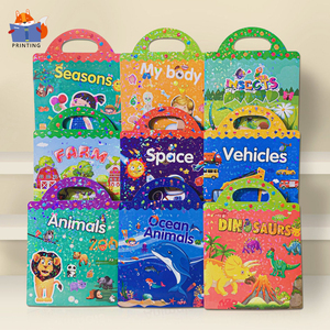 Hàng hóa tại chỗ 2024 nóng bán giáo dục đồ chơi Sticker Tấm Cuốn sách bận rộn tái sử dụng phim hoạt hình không thấm nước cho trẻ em mầm non hoạt động - Product Image 5