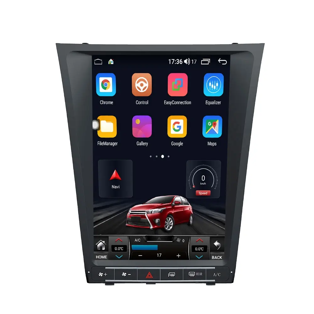 Ecran Android de voiture lecteur DVD GPS Navigation Pour Lexus GS300 GS350 GS460 2006 2007 2008 2009 2010 2011 écran tactile de voiture