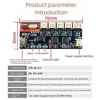 Controlador de Tira LED a Todo Color Lededit WS2811/SK6812 de 1024 Píxeles, Software Programable, Efectos, Patrones DIY, Texto Desplazable