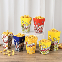 Green Treasure Gobelet à popcorn en papier personnalisé à usage unique de qualité alimentaire 32 oz 46 oz 64 oz 85 oz 130 oz