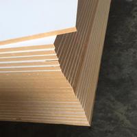 Panneau de panneaux de fibres à densité moyenne (MDF) en mélamine sur mesure E0 E1 E2, panneau de meubles haute densité, vente en gros, fourniture sur mesure