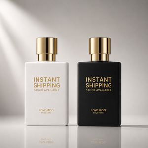 En Stock, Botella de Perfume Cuadrada Vacía Personalizada, Transparente, de Vidrio, 30ml <span class=keywords><strong>50ml</strong></span> 100ml, Botella de Perfume de <span class=keywords><strong>50ml</strong></span> con Tapa de Madera Negra - Product Image 2