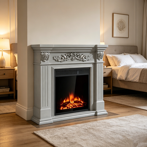 Cheminée électrique encastrée de luxe, design intégré sans joint, scène de combustion réaliste pour la rénovation personnalisée de la maison - Product Image 2