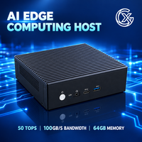 Deteksi Objek AI Edge Computing Host 50 TOPS AI Compute Desktop Penerapan AI Satu Klik