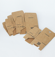 Logo personnalisé Boîte de papier kraft 3 plis ondulé de petite taille pour produits électroniques Boîte d'emballage de couleur