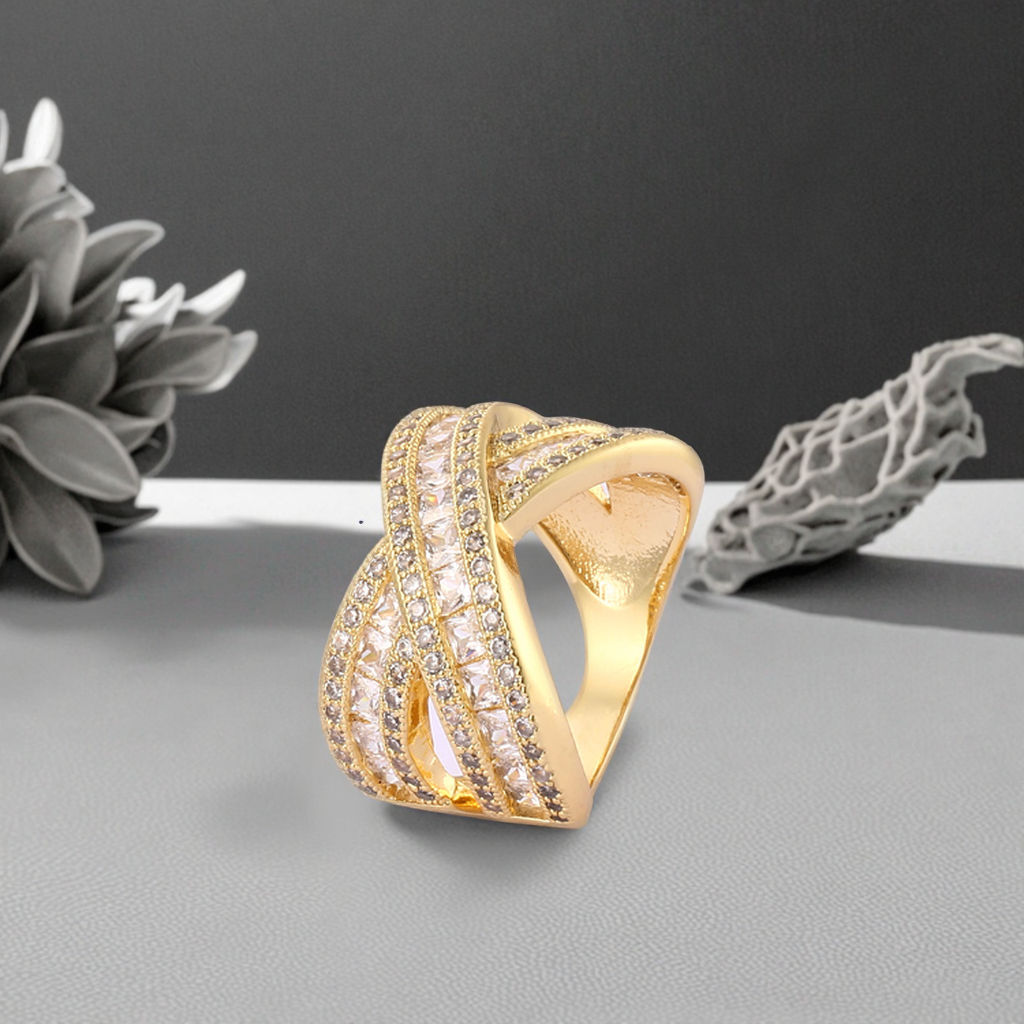 New Anguthi Shop NINE'S 18K Solid Gold Finger Rings Elegant Durable