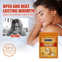 Haute qualité OUHOE hiver Anti-froid soulagement pour les douleurs menstruelles des femmes Portable et longue durée fièvre jetable chauffe-mains