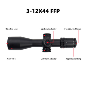 Wholesale HD 3-12X44 FFP LPVO LVPO Tactical Optics <strong>Scope</strong> Sight 30mm Tube Diameter 44mm Objective Lens - Product Image 2