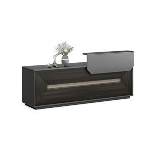 Mostrador de Recepción en Forma de L de Lujo para Edificio de Oficinas, Salón, Gimnasio, Barbería, Escritorio de Recepción - Product Image 2