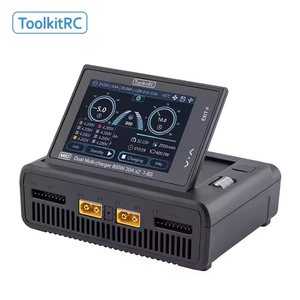 ชุดอุปกรณ์ชาร์จแบตเตอรี่ ToolkitRC M8D ความเร็วสูง 1600W 50A หน้าจอสัมผัส ช่องชาร์จคู่ สำหรับแบตเตอรี่ RC LiFE ขนาด 3.5 นิ้ว อุปกรณ์เสริมสำหรับโดรนแบบพลิกได้ - Product Image 4