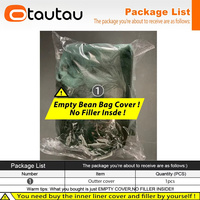 Housse de pouf souple OTAUTAU DD114 sans rembourrage à l'intérieur