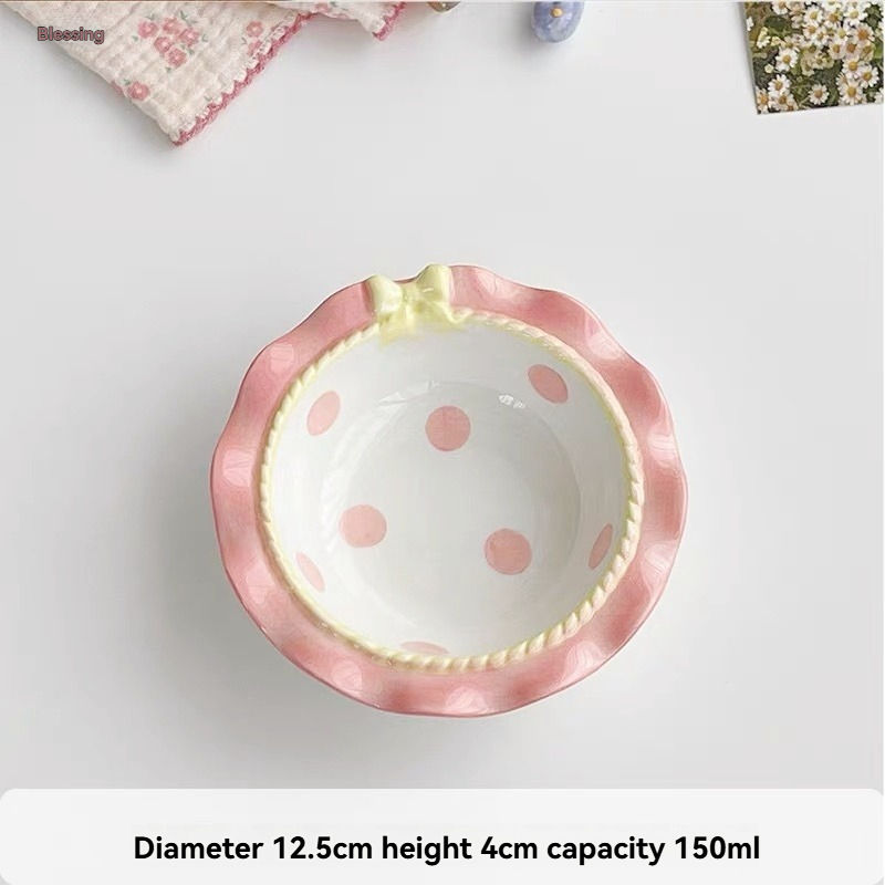 ชามสีชมพู 5 นิ้ว