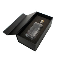 Boîte cadeau pour spiritueux de 750 ml, style livre, magnétique, premium et personnalisée