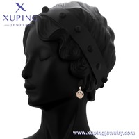 Boucles d'oreilles pendantes exquises en zircone XUPING, plaquées or 18 carats, accessoires de mode pour femmes, vente en gros