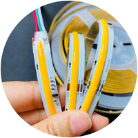 Светодиодная лента WS2811 COB IC, 24В DC, с эффектом «бегущей воды», линейная лента FCOB с 360 диодами для дома