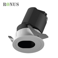 Spot LED Orientable 5W 7W Encastré pour Projets Hôteliers, Downlight COB Anti-Éblouissement Réglable