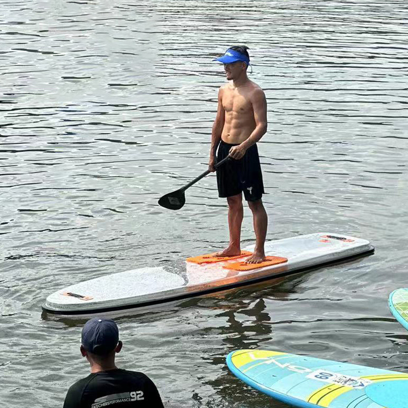 Tabla de paddle surf transparente