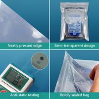 Anti-static Shielding Bags Self-sealing Zipper Top HDD Pouches Motherboard Packaging Chip Flat Pouches Digital Bags