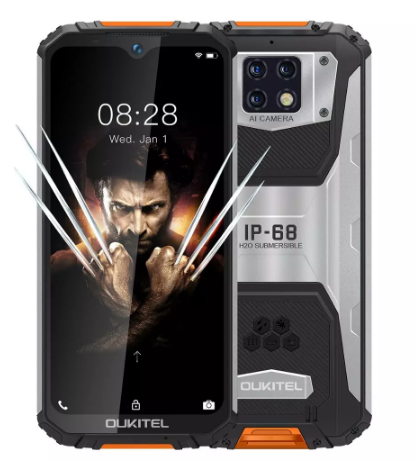 OUKITEL WP6 10000mAh 6.3'' FHD+ IP68 Waterproof Mobile Phone 6GB+ 128GB Octa Core 48MP Triple Cameras Rugged 4G LTE Smartphone